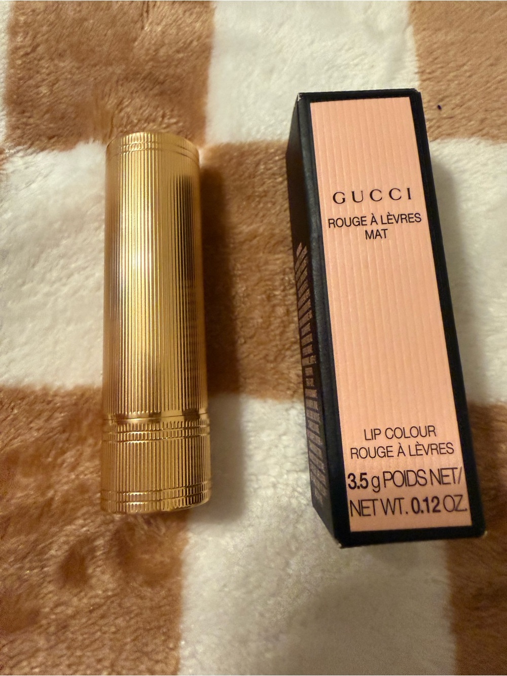 Gucci Gold Lipstick- Light Beige
